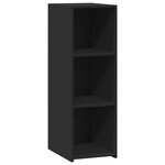 vidaXL Buffet noir 30x41x93 cm bois d'ingénierie