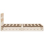 vidaXL Cadre de lit sans matelas 90x190 cm bois de pin massif