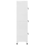 vidaXL Armoire à casier avec 3 compartiments 38x45x180 cm