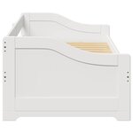 vidaXL Lit de jour avec gigogne sans matelas IRUN blanc 90x200 cm