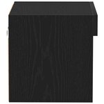 vidaXL Meuble TV 2 Pièces Chêne noir 40 x 30 x 30 cm Bois d'ingénierie