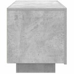 vidaXL Meuble TV Gris béton 100x35x40 cm Bois d'ingénierie