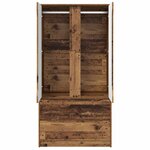 vidaXL Cabinet de salle de bain Bois Ancien 79 5 x 49 x 156 cm