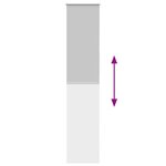 vidaXL Store enrouleur occultant largeur du tissu 40 7 cm polyester