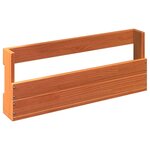 vidaXL Étagères à chaussures murales 2 Pièces cire marron 59x8 5x23 5 cm