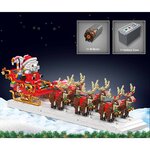 Mould King 10154 - Traîneau du Père Noël et des rennes