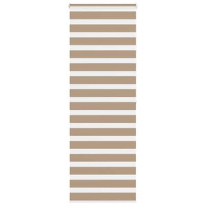 vidaXL Store zèbre marron sable largeur du tissu 65 9 cm polyester