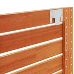 vidaXL Tête de lit murale 166x3x63 cm Bois massif de pin