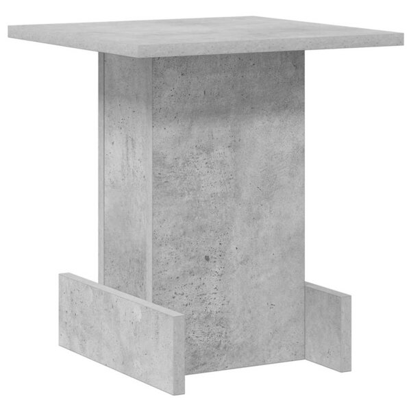 vidaXL Table d'appoint Gris béton 35 5 x 35 x 40 cm Bois d'ingénierie