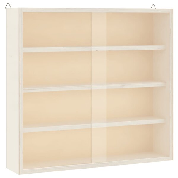 vidaXL Vitrine de collection en bois avec portes 40x8 5x37cm