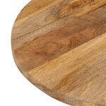 vidaXL Dessus de table 110x40x2 5 cm ovale bois massif de manguier
