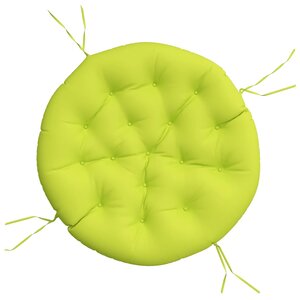 vidaXL Coussin rond vert vif Ø 100 x11 cm tissu oxford