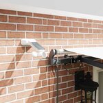 vidaXL Auvent Rétractable with Blanc 500 × 300 cm tissu