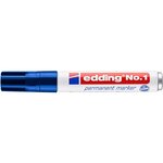 Marqueur Permanent N°1 Bleu 1-5 mm x 10 EDDING