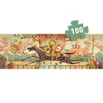 Djeco DJ07681 - Puzzle gallery Wonderful ride 100 pièces