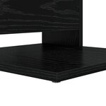 vidaXL Table d'appoint Chêne noir 40 x 35 x 60 5 cm Bois d'ingénierie