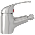 vidaXL Mitigeur de bidet de salle de bain Argenté 13x12 cm