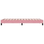 vidaXL Cadre de lit sans matelas rose 90x220 cm velours