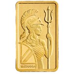Lingot britannique or pur 1 gramme Royal Mint – Britannia