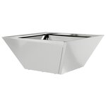 vidaXL Ensemble de Pots en Métal Acier galvanisé 35 x 35 x 15 cm