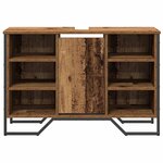 vidaXL Cabinet de Lavabo Bois Ancien 91 x 35 x 60 cm Bois d'ingénierie
