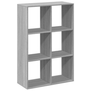 vidaXL Étagère séparatrice de pièce sonoma gris 69 5x29x103 5 cm
