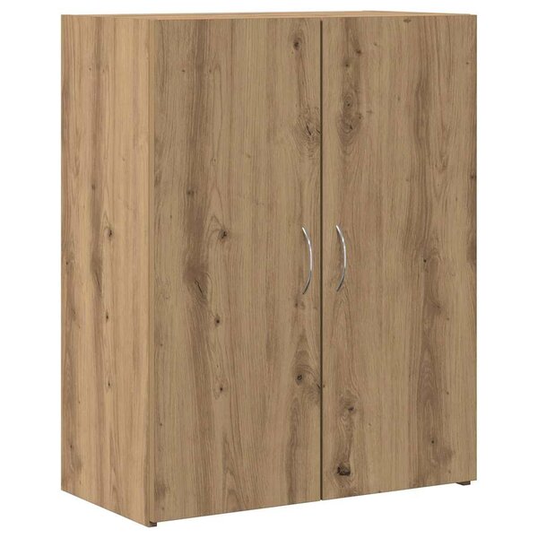 vidaXL Cabinet de Bureau avec étagère chêne artisanal 60 x 32 x 77.5