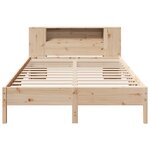 vidaXL Lit bibliothèque sans matelas 120x190 cm bois de pin massif