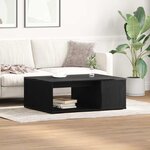 vidaXL Table basse Chêne noir 90 x 67 x 33 cm Bois d'ingénierie