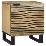 vidaXL Cabinet de chevet 2 Pièces Marron 40 x 33 x 46 cm