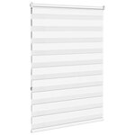 vidaXL Store zèbre blanc 110x150 cm largeur du tissu 105 9cm polyester