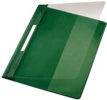 Chemise à lamelles exquisit format a4+ pvc vert leitz