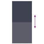 vidaXL Store enrouleur occultant largeur du tissu 100 7 cm polyester