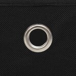 vidaXL Boîte de rangement 10 Pièces Tissu non-tissé 32x32x32 cm Noir