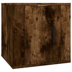 vidaXL Ensemble de meubles TV 4 Pièces Chêne fumé Bois d'ingénierie
