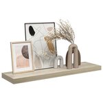vidaXL Étagère murale flottante chêne 90x23 5x3 8 cm MDF