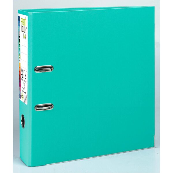 Classeur À Levier Prem'touch Intérieur Et Extérieur En Polypropylène - Dos 80mm - A4 Maxi. - Vert Clair - X 10 - Exacompta