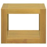 vidaXL Armoire murale de salle de bain 45x45x35 cm Teck solide