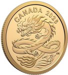 Pièce de monnaie en Or 8 Dollars g 1.58 (1/20 oz) Millésime 2026 LUCKY DRAGON 1/20