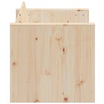 vidaXL Canapé de jardin 2 places 134x60x62 cm bois de pin massif