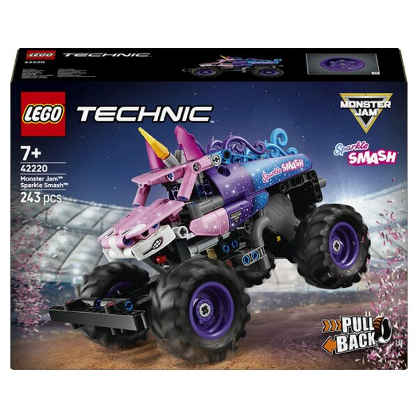 42220 Monster Jam Sparkle Smash à rétrofriction ® Technic
