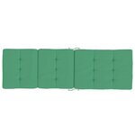 vidaXL Coussins de chaise longue lot de 2 vert tissu oxford