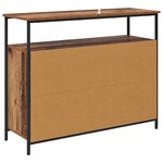 vidaXL Buffet Bois Ancien 100 x 35 x 80 cm Bois d'ingénierie