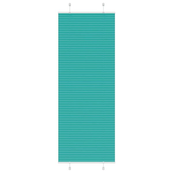 vidaXL Store plissé vert pétrole 75x200 cm largeur du tissu 74 4 cm