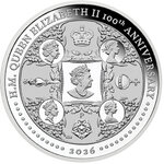 Monnaie H.M. QUEEN ELIZABETH II 100 Anniversaire 1 Oz Argent 1$ Australia 2026