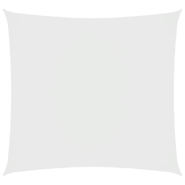 vidaXL Voile de parasol tissu oxford carré 7x7 m blanc