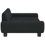 vidaXL Canapé pour enfants noir 100x54x33 cm velours