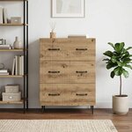 vidaXL Armoire à tiroirs 66 x 34 5 x 89 5 cm Bois d'ingénierie