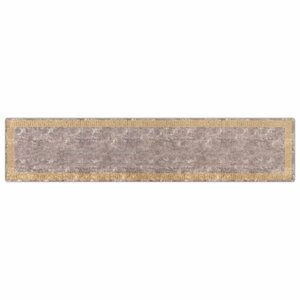 vidaXL Coureur de Tapis MARSA Gris 100 x 450 cm Polyester et PVC