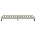 vidaXL Sommier à lattes de lit sans matelas gris clair 100x220cm